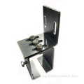 Hanging door roller track bracket for sliding door